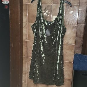 Forever 21 faux velvet